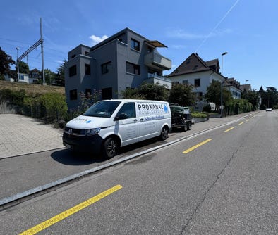 Prokanal spülen und saugen